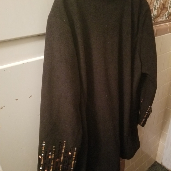 Vintage Bob Mackie fleece coat - Picture 3 of 7